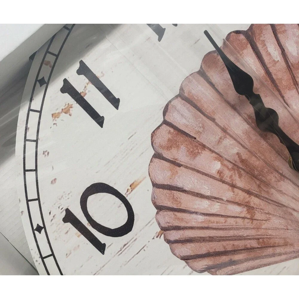 Round Wooden Kitchen Wall Decorative Clock,12